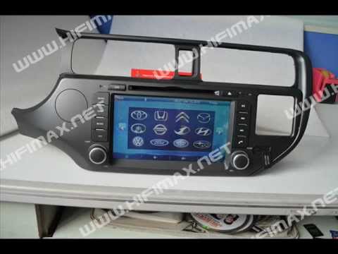 8' 2 Din CAR DVD GPS Navigation System for KIA RIO EU version with Bluetooth,IPOD,PIP, subwoofer