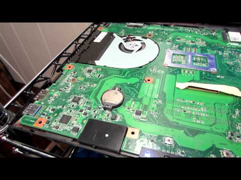 ASUS U56E Disassembled (WiFi Card) Duration: 2:33. Total Views: 6,288