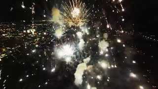Watch: Drone gets amazing close-up view of fireworks display