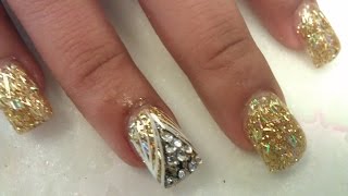 HOW TO GENX GOLDEN NAILS CONFETTI P1