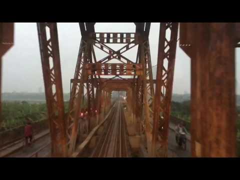 Train journey out of Hanoi Capital