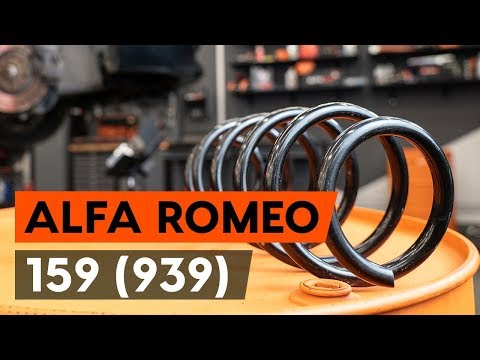 Как заменить переднюю пружину стойки амортизатора ALFA ROMEO 159 1 (939) (ИНСТРУКЦИЯ AUTODOC)