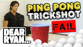 Ping Pong Trickshots! (Dear Ryan)