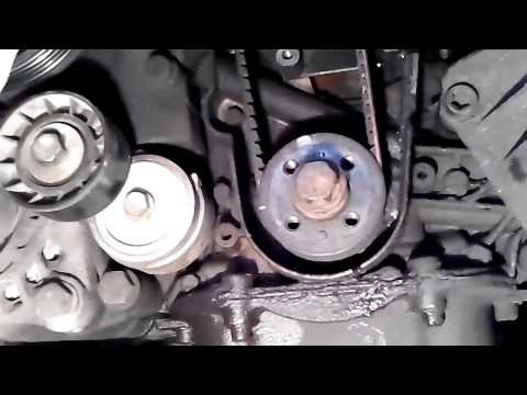 ALFA ROMEO 156 1.9JTD HOW TO INSTALL TIMING BELT AND COOLANT PUMP