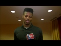 Nerlens Noel speaks to the media at the 2013 Draft Combine