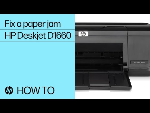 Fix A Paper Jam - HP Deskjet D1660 Printer