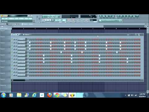 How to make a TRap (EDM) Drum pattern in Fl Studio (TUTORIAL +