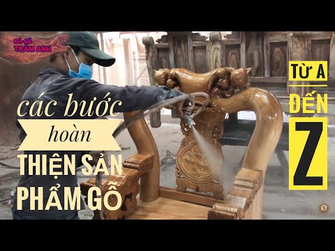 Giới thiệu xưởng sơn PU và các bước hoàn thiện sản phẩm của Đồ Gỗ Trâm Anh (129)