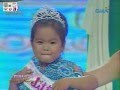 Eat Bulaga Little Miss Philippines 2012 - Ryzza Mae Dizon