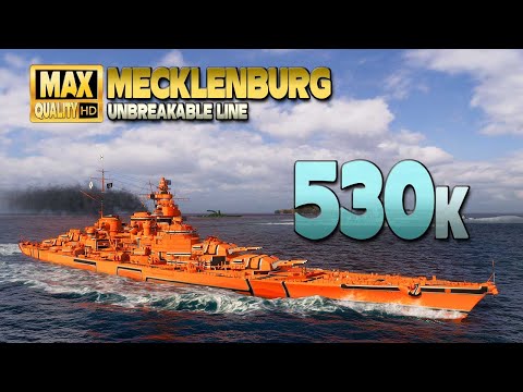 Battleship Mecklenburg with a nice run in  quot Unbreakable line quot    World of Warships