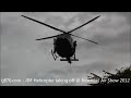Boscobel Jamaica Airshow 2012 - Jamaica Defense Force (JDF) Helicopter Taking Off