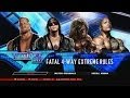 STEVE AUSTIN Vs BRET HART Vs WARRIOR Vs THE ROCK FATAL 4-WAY EXTREME RULES SUMULAZIONE WWE2K14 ITA