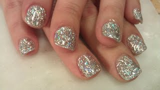 GLITTER NAILS ON SHORT NAILS OVERLAY 2 of 2