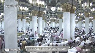 صلاة المغرب في المسجد النبوي الشريف بـ المدينة المنورة - تلاوة الشيخ د. عبدالباري الثبيتي