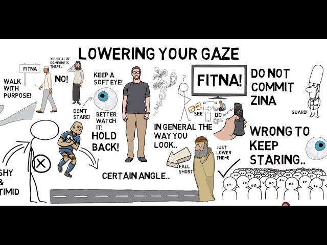 HOW TO LOWER YOUR GAZE PROPERLY - Nouman Ali Khan 