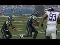 Madden 25 PS4: Vikings vs Seahawks - 2nd Half Rain Game