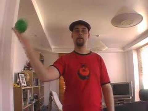 バタフライ　シングルボールコンタクトジャグリング