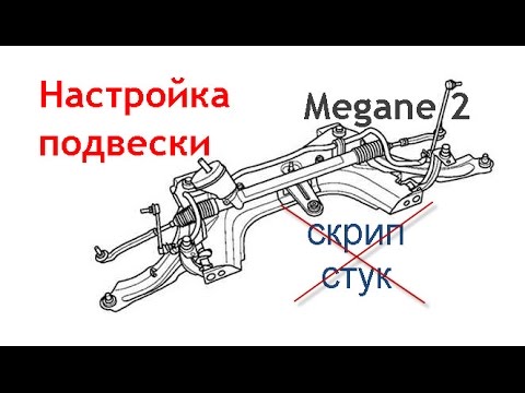 Устранение стуков и скрипа в подвеске рено меган 2