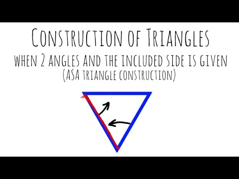 Class 7 construction of Triangles part III