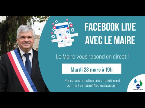Facebook Live avec M. Le Maire | 23 mars 2021