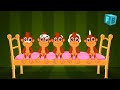 Five Little Monkeys jumping on the bed | Children Nursery Rhyme | Songs