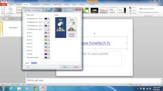 How To Change Powerpoint 2010 Hyperlink Color Youtube How To Change Powerpoint 2010 Hyperlink Color Youtube