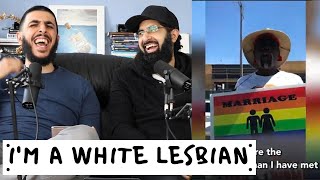 BLACK LESBIAN MAN VS GAY MAN - REACTION VIDEO
