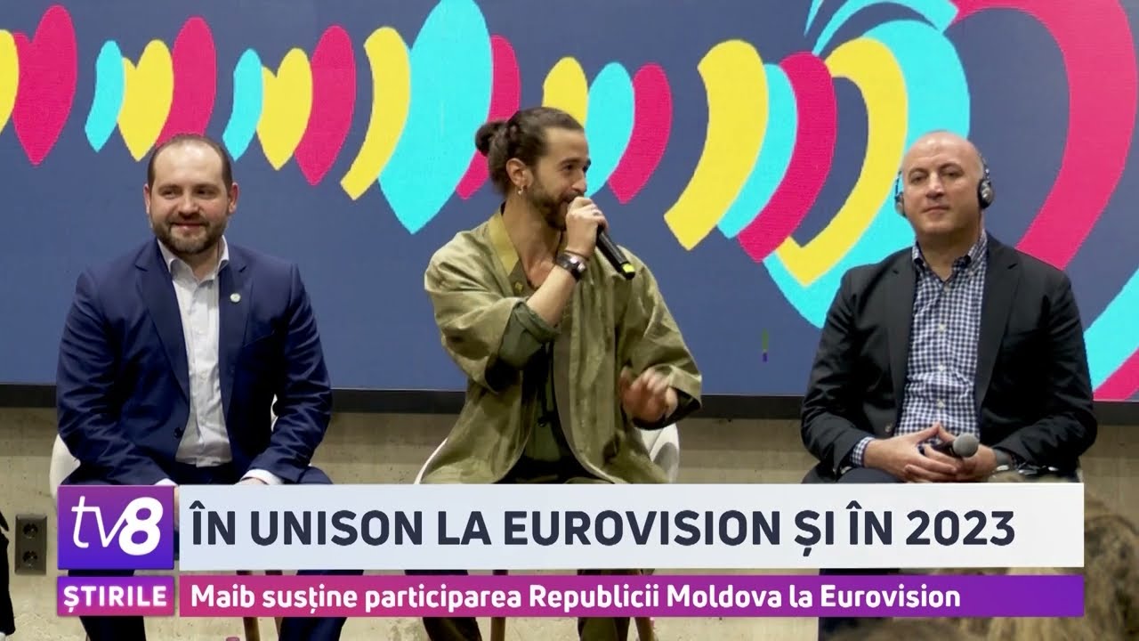 În unison, la Eurovision și în 2023! Maib susține participarea R. Moldova la concursul de muzică (TV8)