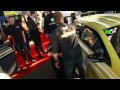 Wetec 2012: Live-Folierunng Bioconcept-Car auf dem Stand von HEXIS