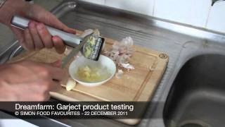 Simon Food Favourites: Product Test: Dreamfarm Garject, Garlic