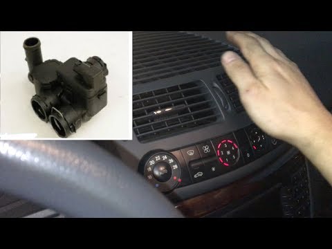 Where in Mercedes C Coupe is stove motor fuse