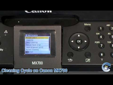 How to do a cleaning cycle/deep cleaning on a Canon Pixma MX700 Duration: :55. Total Views: 2,039 .