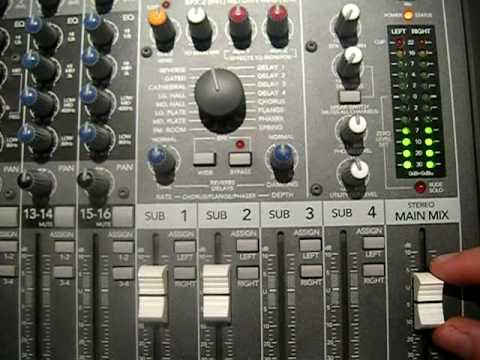 Mackie mixer cfx 16 user manual download