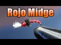 Rojo Midge Fly Tying Directions - Red Midge Pupa or Small Chironomid  Emerger Pattern - Greg Garcia 