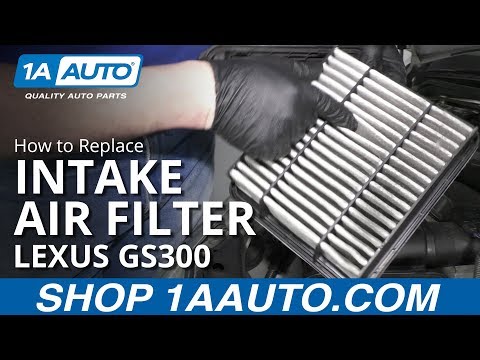 How to Replace Air Intake Filter 97-05 Lexus GS300