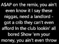 U.O.E.N.O. Extended Remix - Rocko feat. Future, Rick Ross, A$AP Rocky & Wiz Khalifa Lyrics On Screen
