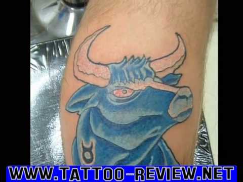 www.tattoo-review.net Here is a compilations of some cool Taurus Tattoo