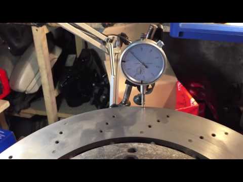 Checking brake discs for axial deviation audi rs5 r8 rs4