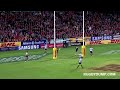 Drew Mitchell's great skill to catch ball between his feet!