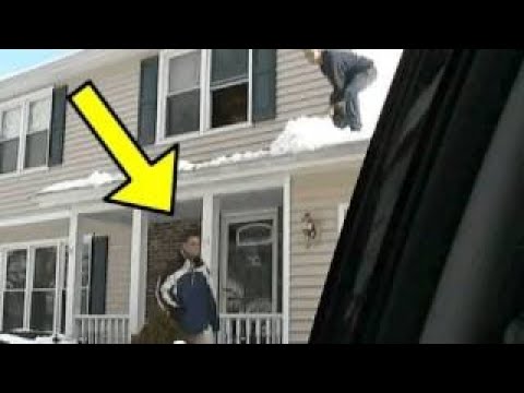 funny accident videos. Funny Video Snow Prank
