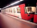 Ein Doppelzug des Zugtypes DT3 verlässt die Rothenburger Straße