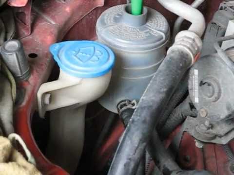Honda Element Replacement Power Steering Fluid (Замена жидкости ГУР)