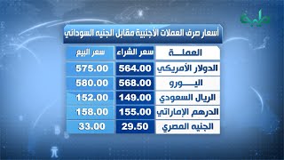 أسعار صرف العملات الأجنبية مقابل الجنيه السوداني | 18-07-2022