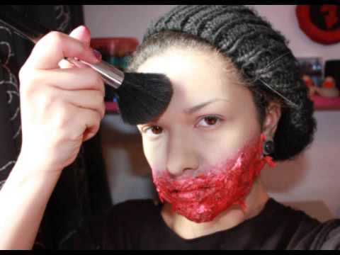 easy makeup tutorial. easy zombie makeup. Tutorial