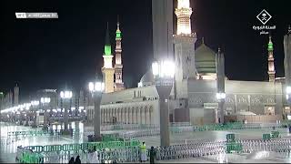 صلاة العشاء والتراويح من المسجد النبوي بـ #المدينة_المنورة ليلة 4 رمضان