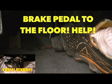 Sinking Brake Pedal -With ABS SYSTEM? Nothing Works? Watch Fixed!