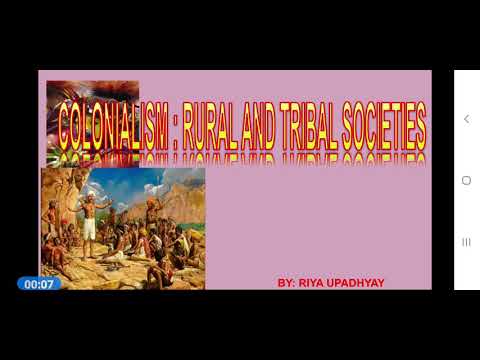 CLASS 8 COLONIALISM :RURAL AND TRIBAL SOCIETIES PART 1