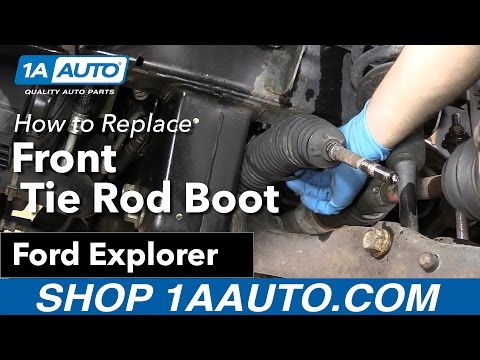How to Replace Front Tie Rod Boot 06-10 Ford Explorer