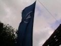 Flag in the wind