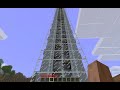Fast Minecraft piston elevator
